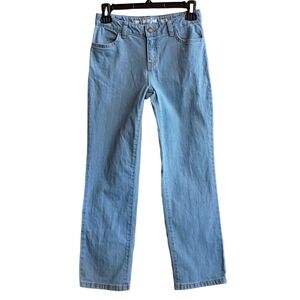 CAT & JACK Girls Denim Jeans Straight Stretch Blue Sz 10